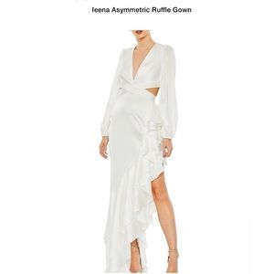 Max Duggal white dress worn once